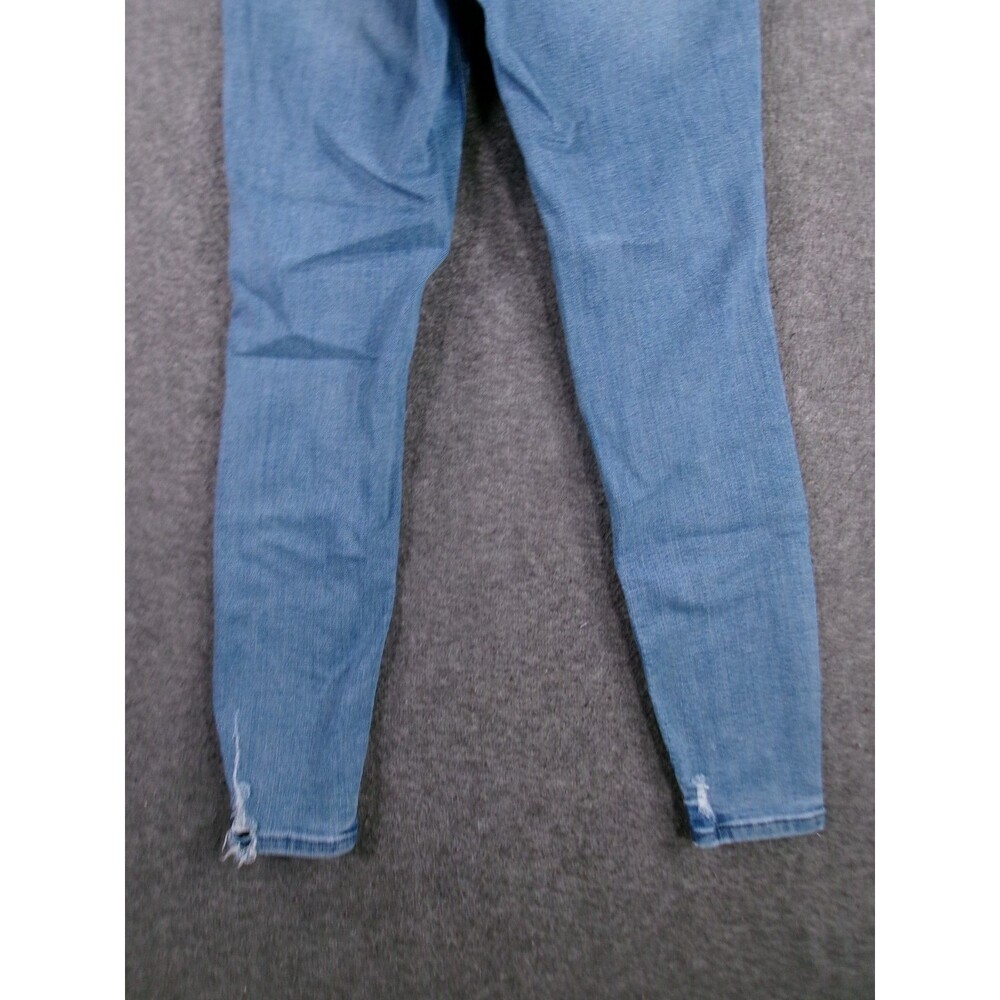 Old Navy Rockstar Jeans Women 2 Blue High Rise Super Skinny Light Wash - Picture 12 of 13